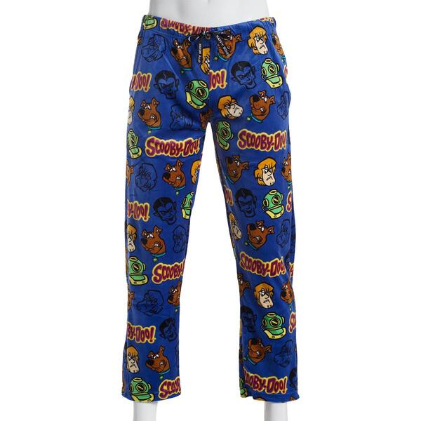 Mens Scooby-Doo! &#40;tm&#41;Silky Fleece Pajama Pants - image 