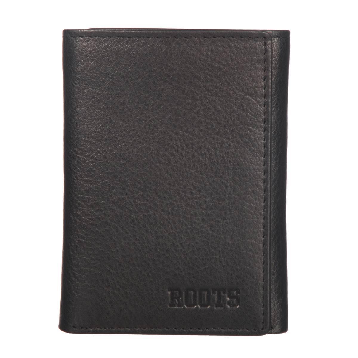 Mens Roots Essence Trifold RFID Wallet
