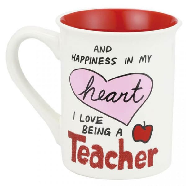 Glitter Teacher Mug