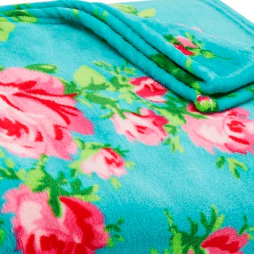 Betsey Johnson Bouquet Day Ultra Soft Plush Throw Blanket