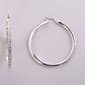 Gloria Vanderbilt Pave Inside Out Hoop Earrings - image 1