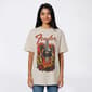 Juniors C-Life Fender Guitar Rose Boyfriend Tee - image 2