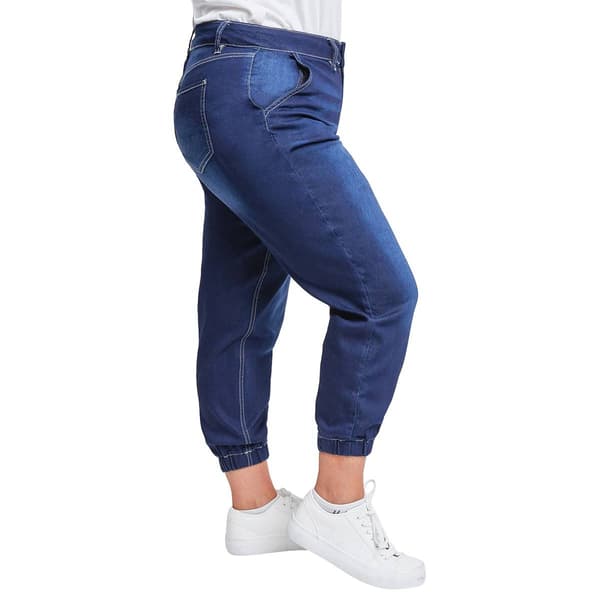 Petite Royalty Basic Mid Rise Joggers With Elastic Hem