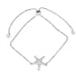 Sterling Silver Starfish Adjustable Bracelet - image 1