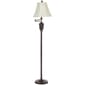 Fangio Lighting Swing Arm Floor Lamp with Soft Shade - image 1