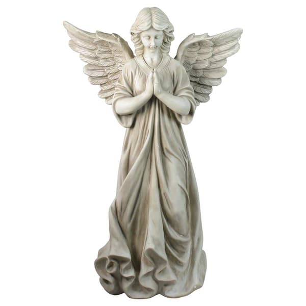 Northlight Seasonal 29.5in. Angel Standing in Prayer Statue - image 
