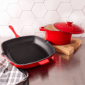 BergHOFF Neo 3pc. Cast Iron Grill Pan & Dutch Oven Cookware Set - image 1