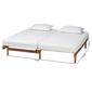 Baxton Studio Bolivia Walnut Brown Wood Expandable Bed Frame - image 9