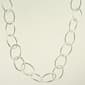 Wearable Art Silver-Tone Large Links Necklace - image 1