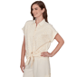 Womens Ruby Rd. Renaissance Romance Short Sleeve Eyelet Blouse - image 3