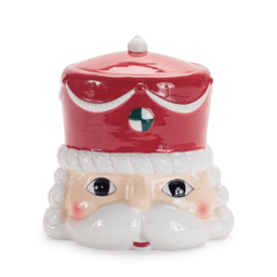 Melrose Ceramic Nutcracker Canister - Set of 2