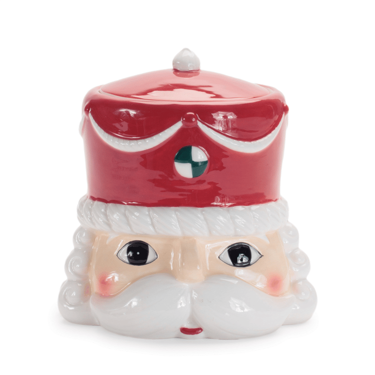 Melrose Ceramic Nutcracker Canister - Set of 2