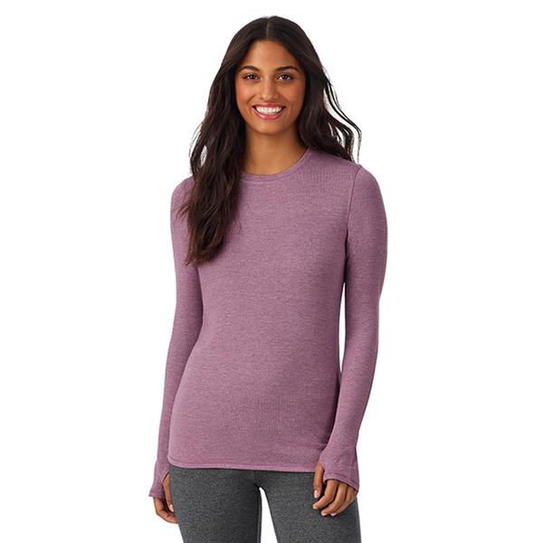 Womens Cuddl Duds(R) Ultra Cozy Long Sleeve Crew Neck - image 