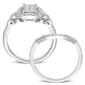 Diamond Classics™ 3/8ctw. Diamond Sterling Silver Bridal Ring Set - image 4