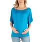 Womens 24/7 Comfort Apparel Dolman Maternity Top - image 7