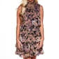 Womens MSK Sleeveless Ruffle Mock Neck Tier Fit & Flare Dress - image 3