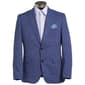 Mens Allyn St. George Marled Sport Coat - Mid Blue Sharkskin - image 1