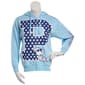 Juniors C-Life Snoopy Polka Dot Puff Zip Front Boyfriend Hoodie - image 1