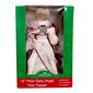 Kurt S. Adler 12in. Burgundy Angel Tree Topper with LED Lights - image 3