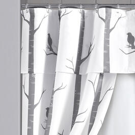Lush Decor® Bird On The Tree Double Swag 16pc. Shower Curtain Set