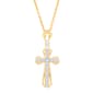Accents by Gianni Argento Diamond Accent Cross Pendant - image 1