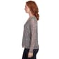 Petite Skye''s The Limit At Leisure Long Sleeve Mesh Blouse - image 3