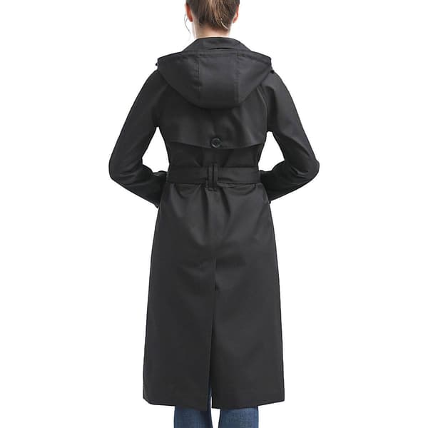 Womens BGSD Waterproof 3/4 Length Hooded Trench Coat