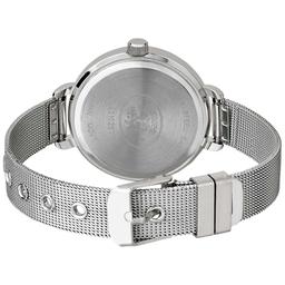 Womens Laura Ashley® Silver Mesh Watch LA31026SS