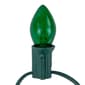 Northlight Seasonal 25 Transparent Green C7 Christmas Lights - image 2