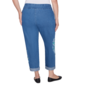 Plus Size Lack Victoria Embroidered Stretch Denim Ankle Pants - image 2