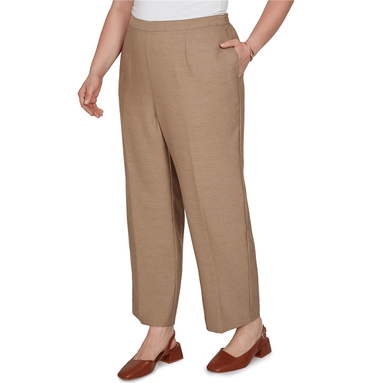 Plus Size Alfred Dunner Union Square Woven Pants - Short Length