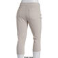 Womens Erika Joey Slit Hem Solid Twill Capri Pants - image 2