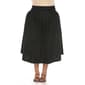 Womens White Mark Flared Tweed A-Line Skirt - image 1