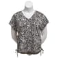 Plus Size French Laundry Short Dolman Sleeve Leopard Tee - image 1