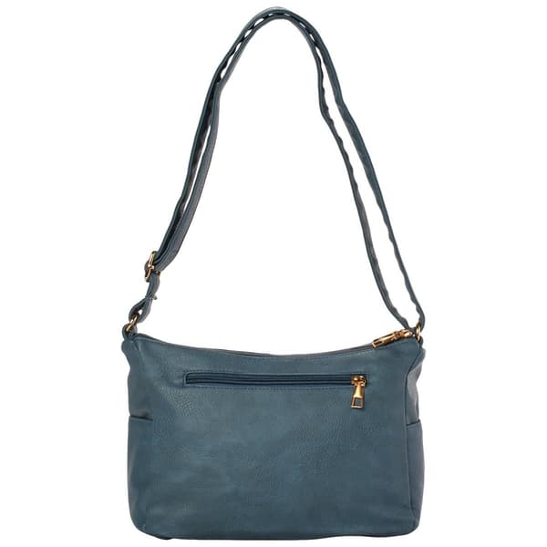 Gloria Vanderbilt Grainy Multi Compartment Braided Crossbody