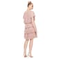 Womens SLNY Short Sleeve Tiered Shimmer Fit & Flare Borde Dress - image 2