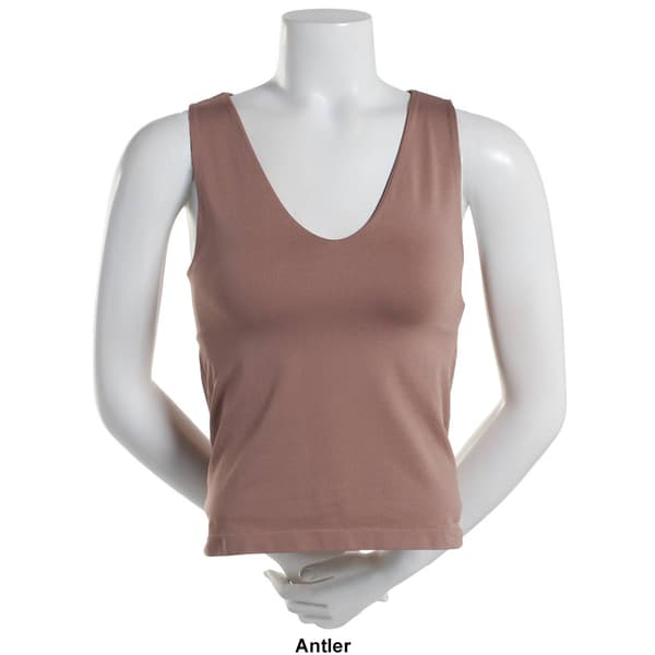 Juniors No Comment Shelf Bra Contour Tank