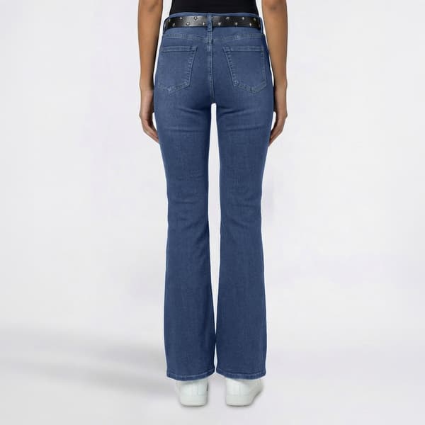 Juniors YMI Studded Belted Bootcut Jeans