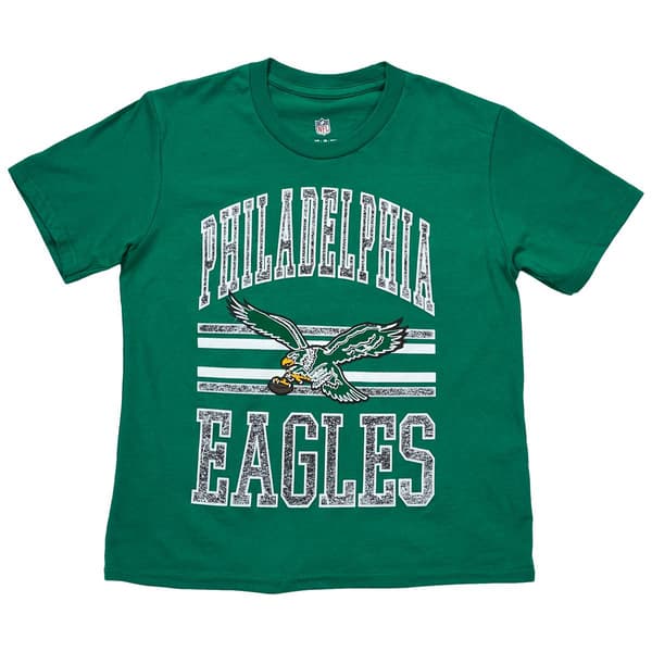 Boys (8-20) NFL Eagles Thrift Style Short Sleeve Tee - image 
