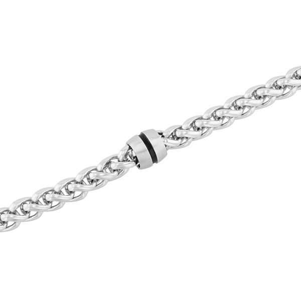 Mens Gentlemen's Classics&#8482; Stainless Steel Franco Link Bracelet