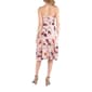 Plus Size 24/7 Comfort Apparel Pink Floral Maternity Midi Dress - image 3