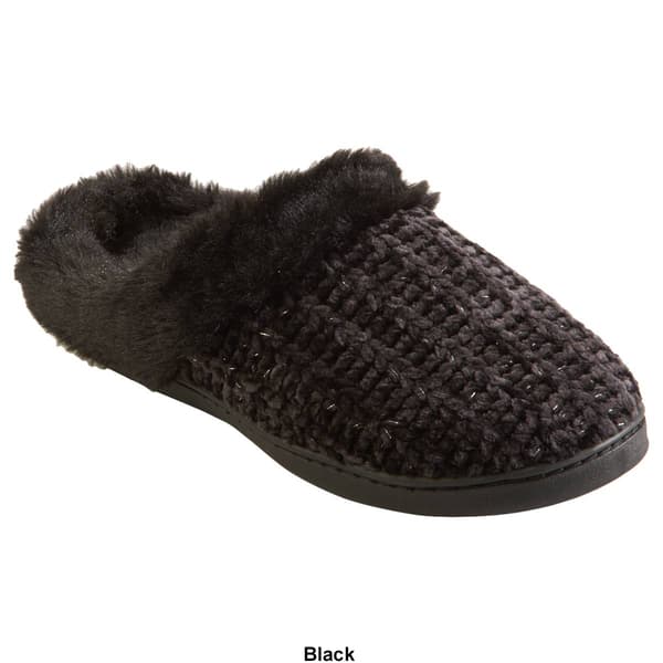 Womens Isotoner Chenille Hoodback Slippers