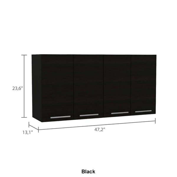 FM FURNITURE Sitka Wall Cabinet w/ Dish Rack