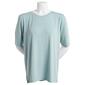 Womens Architect&#40;R&#41; Puff Elbow Sleeve Solid Blouse - image 1