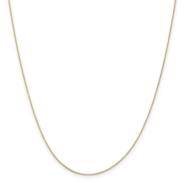 Kids Gold Classics(tm) 10kt. Gold 0.5mm 14in. Box Chain Necklace - image 