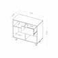 South Shore Octave Natural Walnut Small Cabinet - image 7