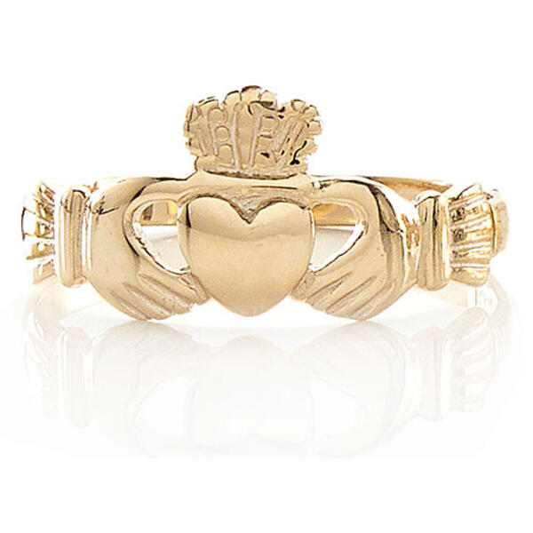 Gold Classics&#40;tm&#41; 10kt. Gold Claddagh Ring - image 