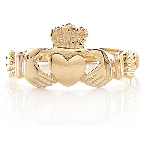 Gold Classics(tm) 10kt. Gold Claddagh Ring - image 