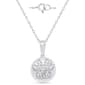 Nova Star® Sterling Silver 1/8ctw. Lab Grown Diamond Paw Pendant - image 2