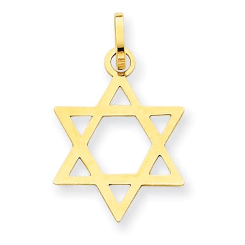 Gold Classics™ 14kt. Gold Star of David Pendant